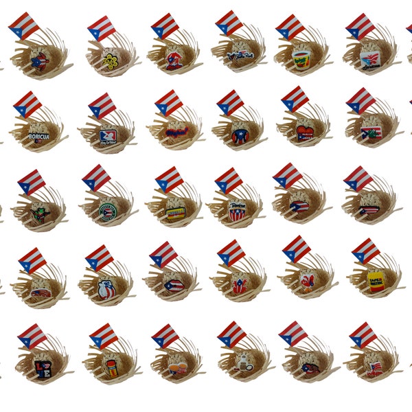 Puerto Rico Straw Mini Hat Etsy