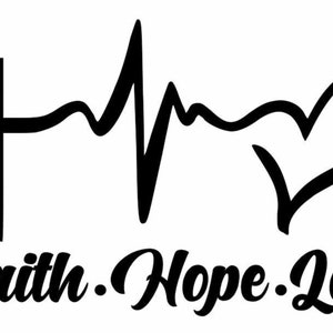 New, Hope. Faith. Love. Chinese Letters 2x2 Inches, Small Applique For  Jackets, Hats, & Crocs, Blue & Orange Iron-On Inspiration Patch - Yahoo  Shopping
