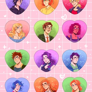 Stardew Heart Buttons