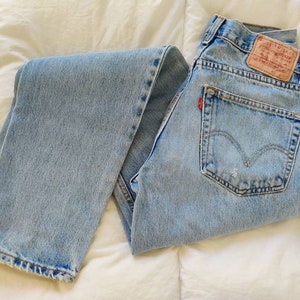 Vintage 90s Levi's 512 Jeans Denim Cotton Levis 34 32 | Etsy