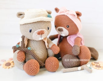 Beaver Crochet Pattern | Amigurumi Toy | Forest Animal | Children's Gift | Kawaii | Digital PDF | Knitting Toy