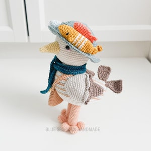 Crochet Seagull Pattern | Amigurumi | Toy |  Plushie | Digital PDF | Bird | Knitting