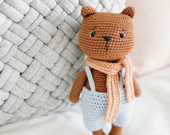 Crochet Bear Pattern | Amigurumi | Toy | Knitting |  Plushie | Digital PDF | Tutorial