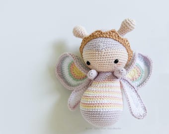 Crochet Butterfly Pattern | Garden Animal | Amigurumi | Toy |  Plushie | Digital PDF | Tutorial