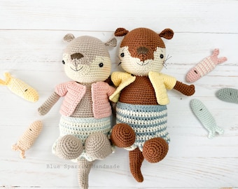 Crochet Otter Pattern | Ocean Animal | Amigurumi | Toy |  Plushie | Digital PDF | Tutorial