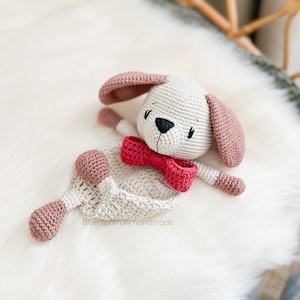 Crochet Dog Lovey Crochet Pattern Only | Amigurumi Toy | Comforter blanket | Children's Gift | Kawaii | Digital PDF | Baby Gift | Puppy