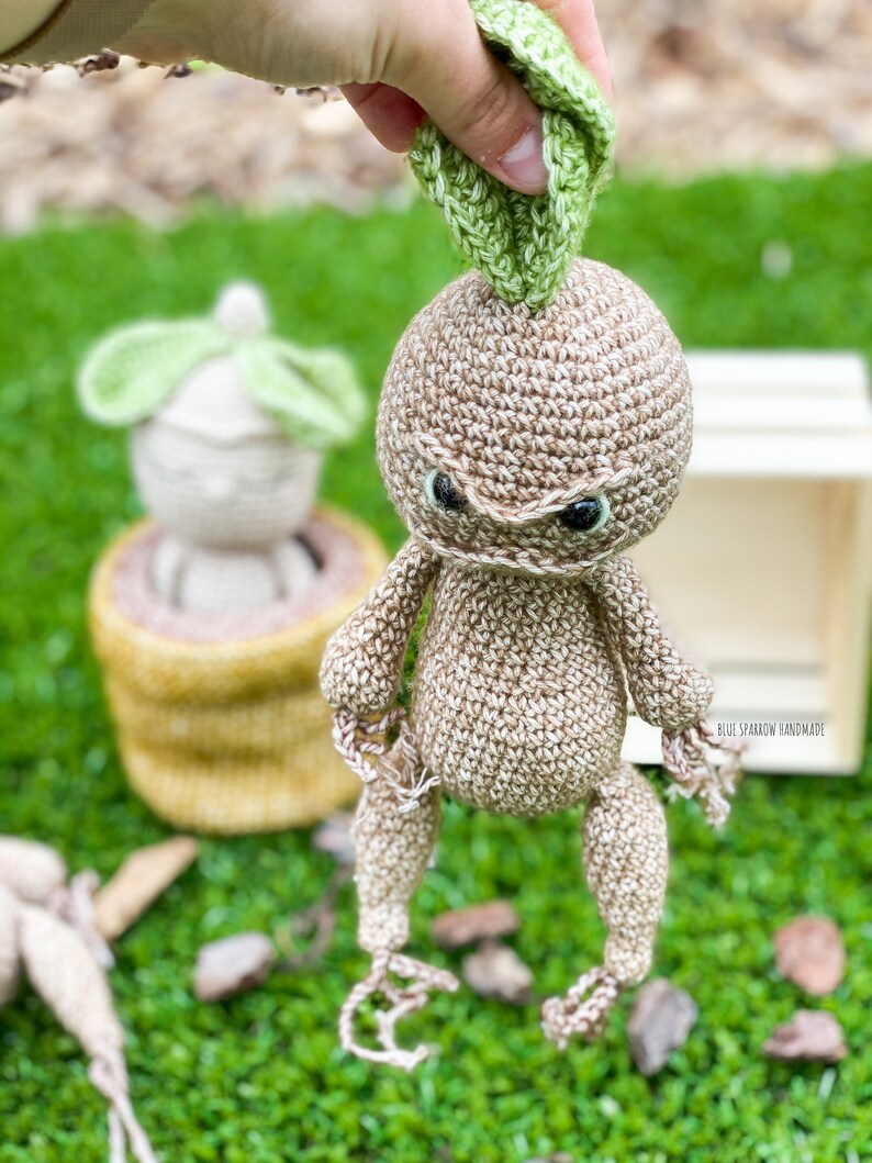 Crochet Mandrake Pattern Amigurumi Doll PDF Pattern Etsy