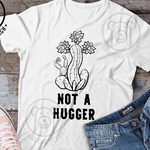 Not a Hugger SVG | What the fucculent SVG | Cactus SVG | Geometric Square Svg | Beartrendz svg | Cricut Cut File | Digital Cut File