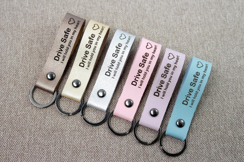 custom leather keychains