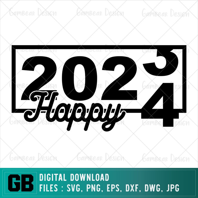 Happy 2024 Svg, 2024 Come Here Svg, Merry Christmas 2024 Svg, Happy New