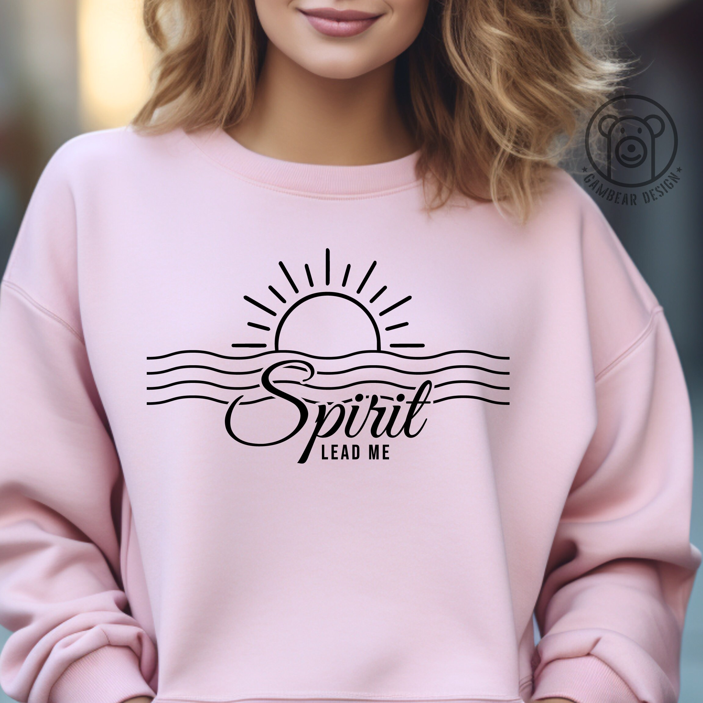 Spirit Lead Me Svg Png | Elegant Boho Christian Quote SVG | Sleeve ...