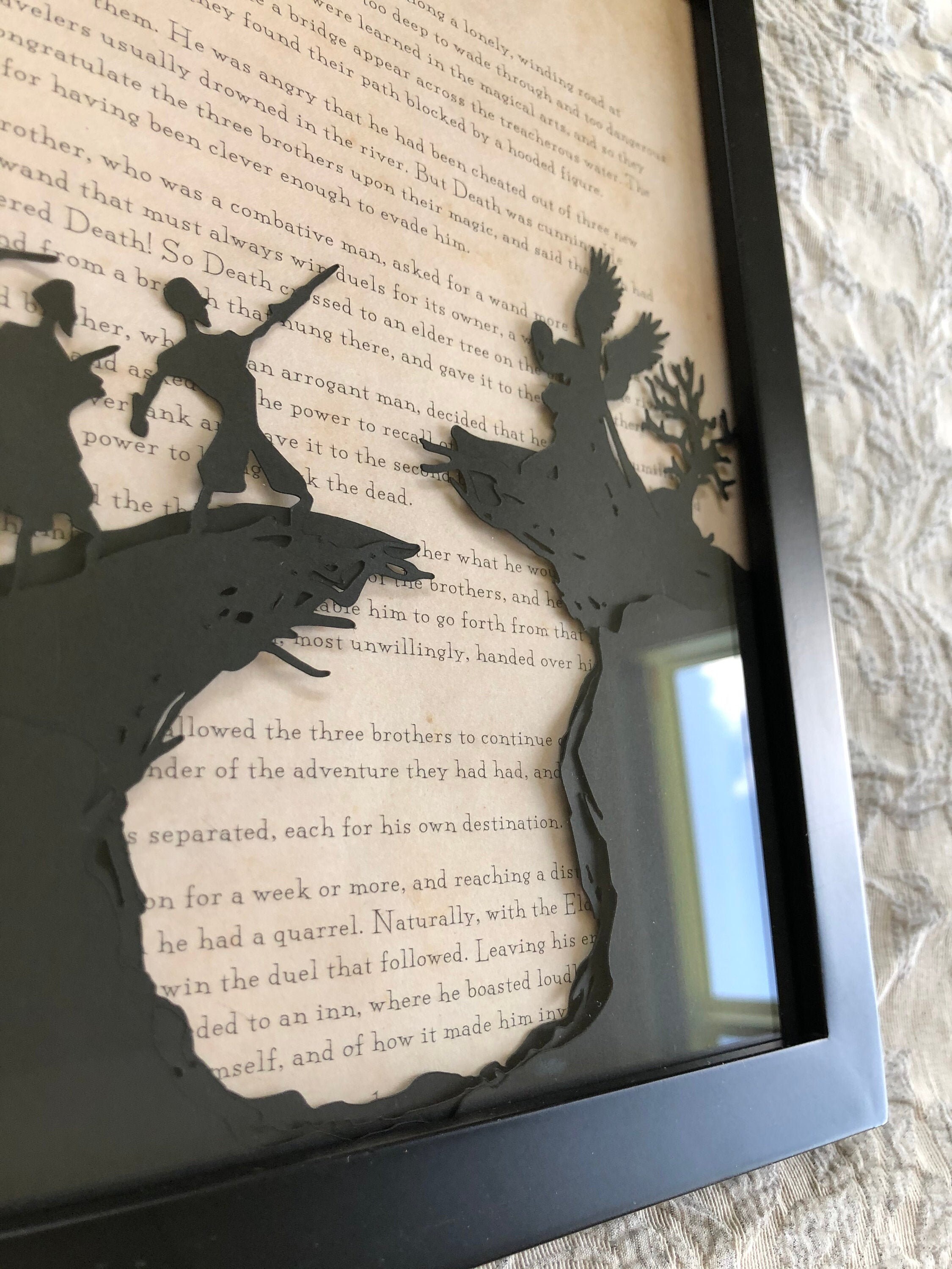 The Tale of Three Brothers' Inspired Deathly Hallows Paper Layere…