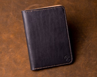 Handmade Full-grain Leather Passport Wallet