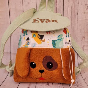 Dog backpack, kindergarten set, animal backpack, school supplies
