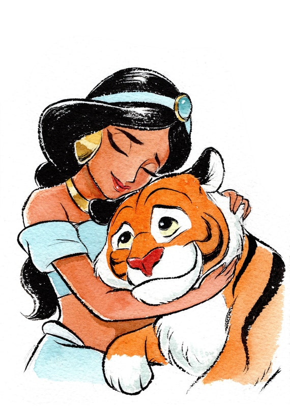 Jasmine and Rajah Etsy