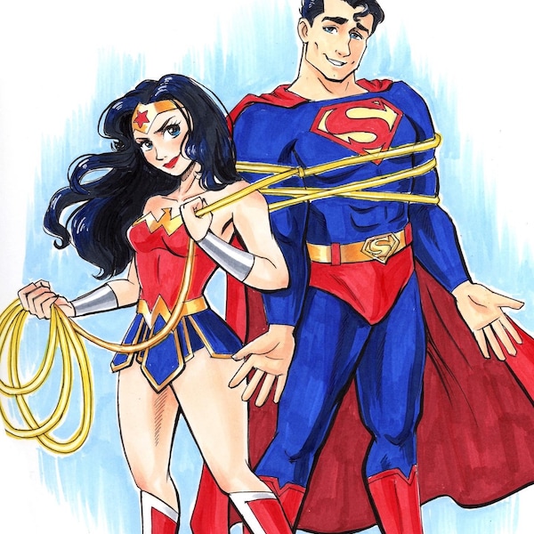 WonderWoman and Superman