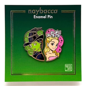Glinda and Elphaba BFF pin set