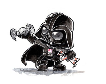 Baby Darth Print 5x7”