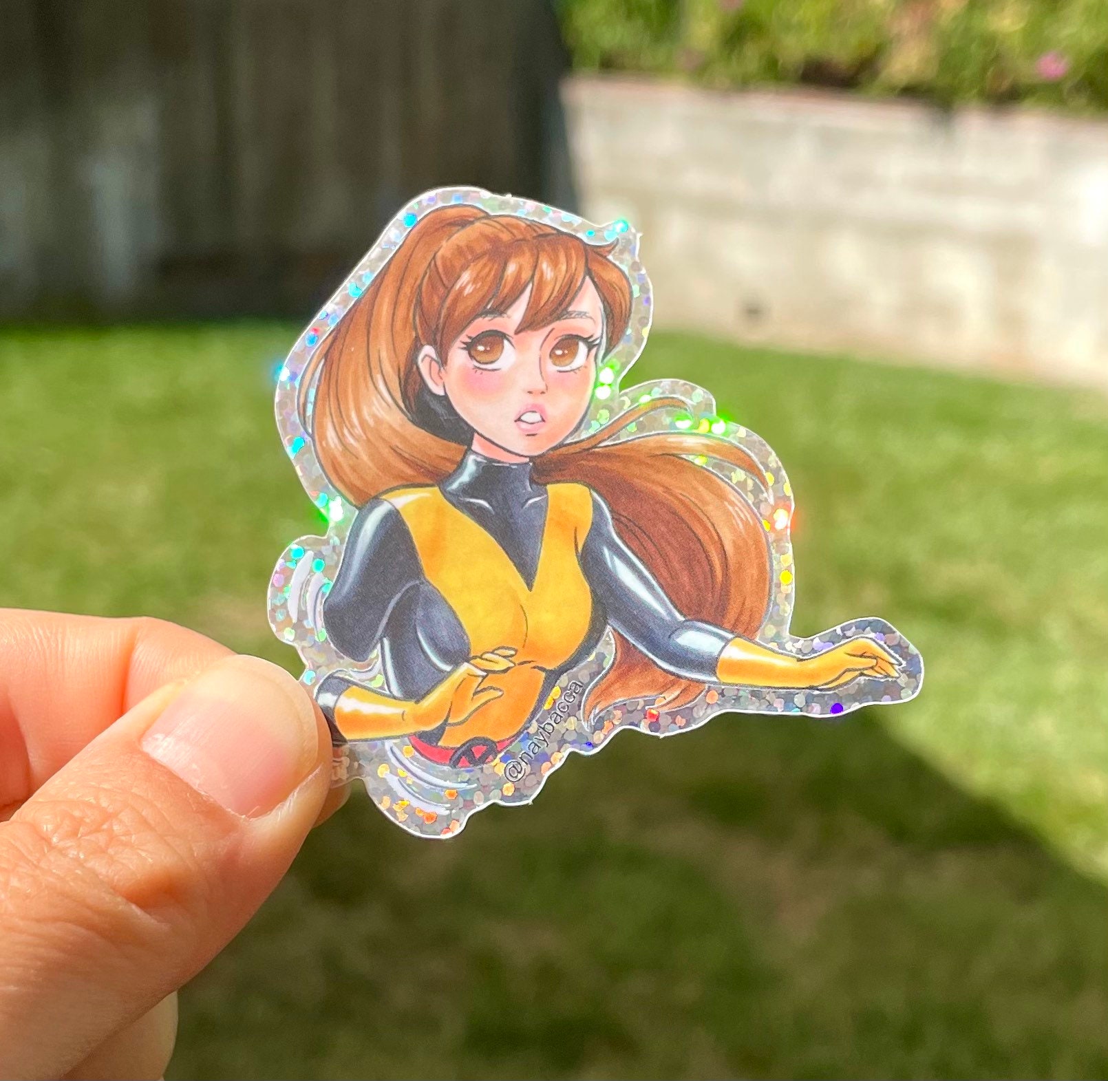 Kitty Pryde Glitter Stickers - Etsy Canada Kitty Pryde Glitter Stickers - Etsy Canada