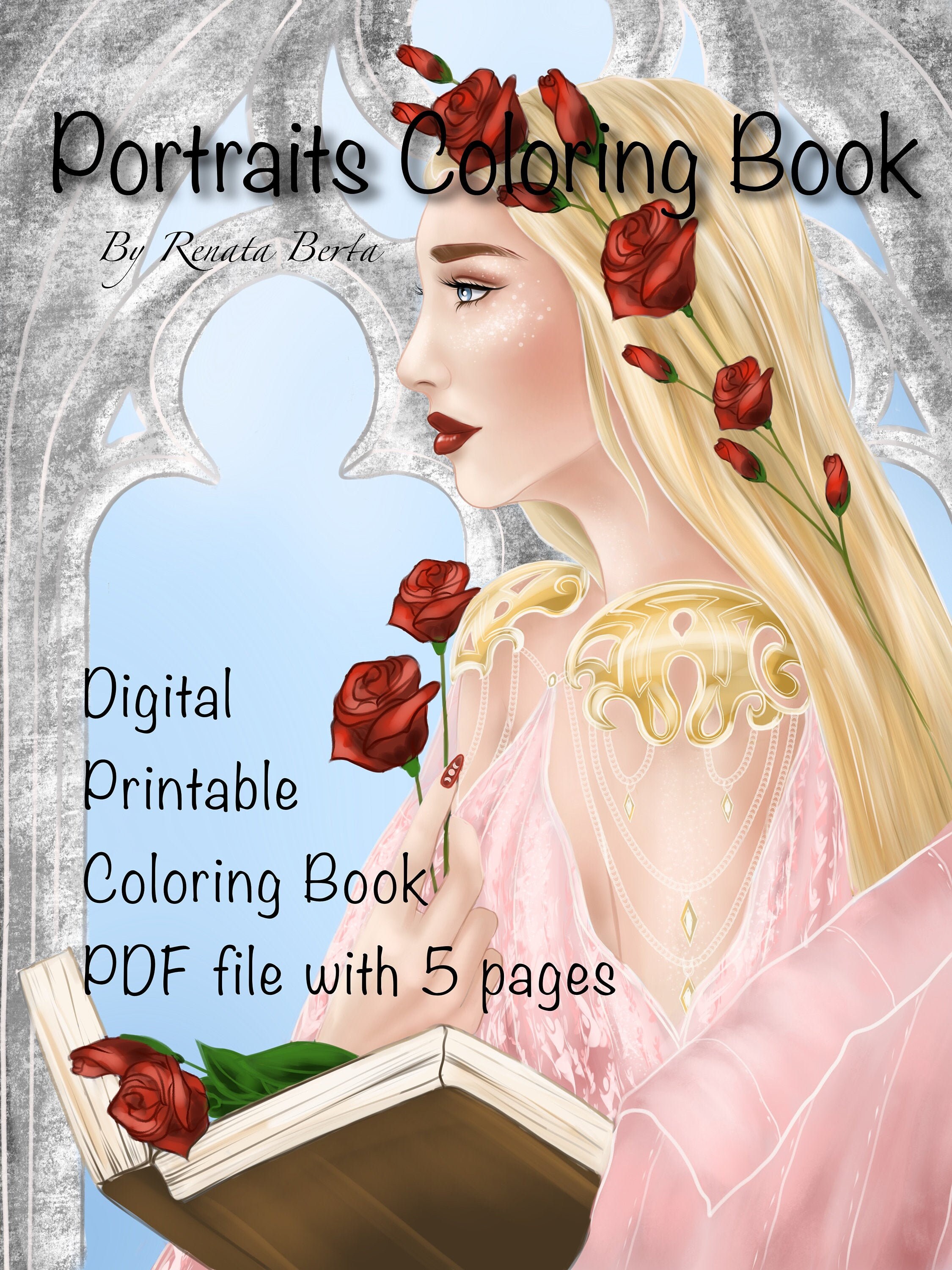 Download Printable Lineart Coloring Book Pdf file of digital ...