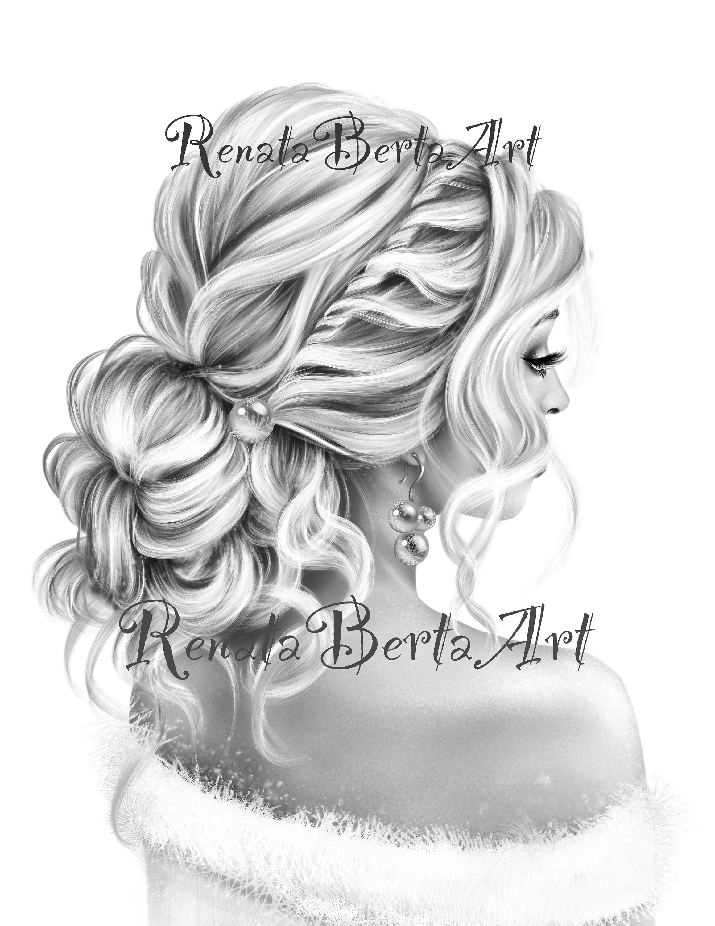 Premium Grayscale Coloring Page Adult Coloring Page - Etsy Premium Grayscale Coloring Page Adult Coloring Page - Etsy