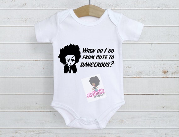 When Do I Go From Cute to Dangerous Onesie, Boondocks, Black Lives