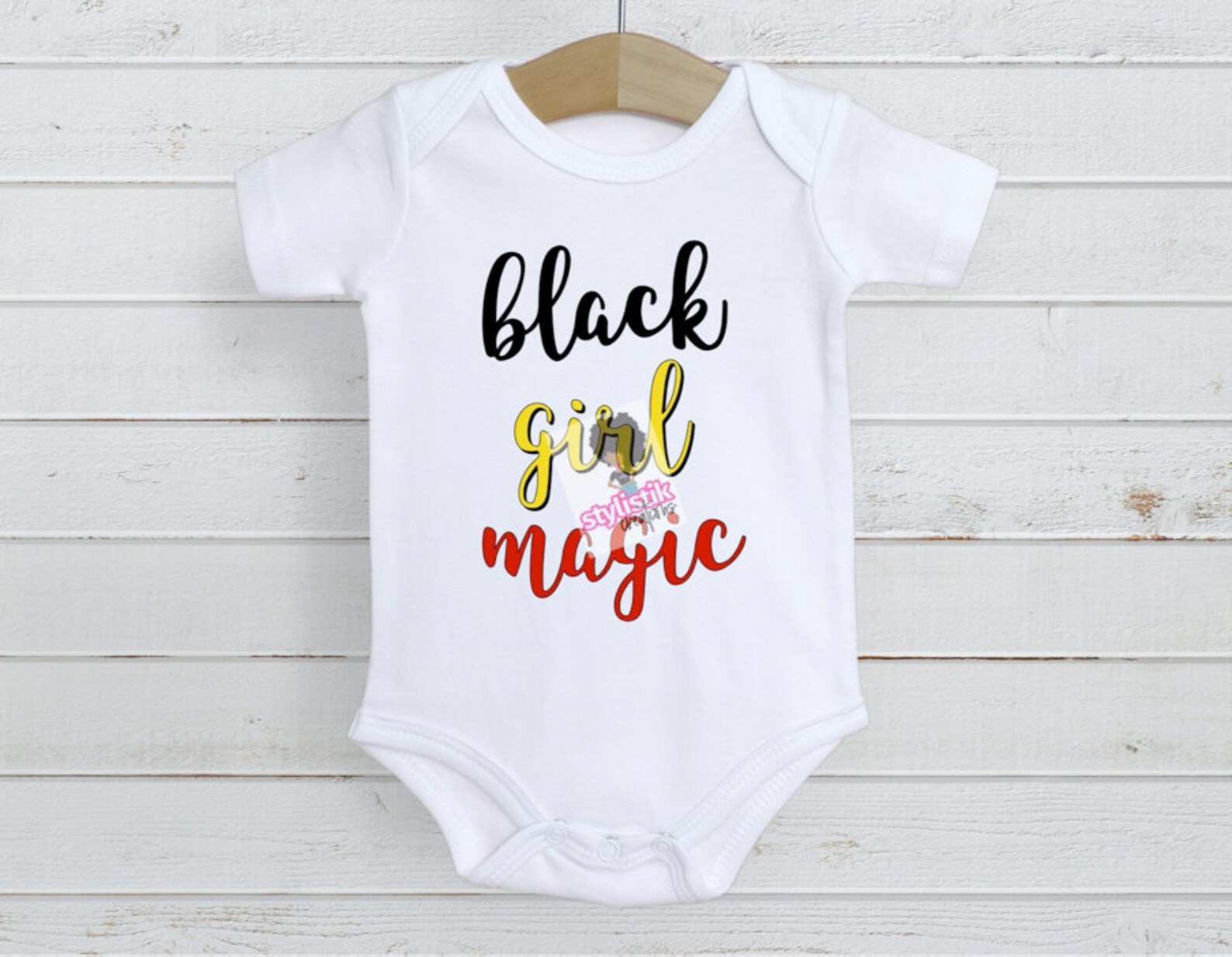 Black Girl Magic Onesie Baby Girl Baby Shower Gift Black Etsy