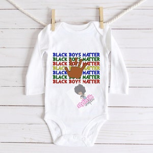 Black Boys Matter Onesie, Black Lives Matter, George Floyd, Kamala Harris, Barrack Obama, Baby Shower Gift, Equality, Black Excellence