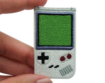 Patch thermocollant Game Boy de la vieille école | Patchs de jeux vintage, rétro, patchs thermocollants, patchs, Nintendo Super Mario Enfin Home