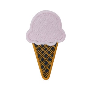 Aufnäher Rosa EIS Patch zum Aufbügeln | Eistüte Patches, Eiscreme Bügelflicken, Eiskugel Flicken, Aufbügler Erwachsene & Kinder Finally Home