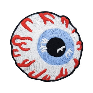 Iron-on patch Eye with veins | Eyes iron-on patches, eyelashes fabric eye tumblr iron-on patches, sleepy eyes patches eye iron-on designs