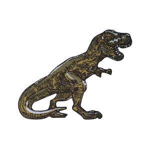 Iron-on patch T-Rex Tyrannosaurus Rex Dino | Dinosaur patches, iron-on patches, patches, patches for children, for boys Finally Home