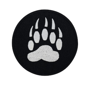 Round Dog Paw Patch for Ironing on | Dog Paw Animals Cat Paw Taze Dog Pet Patches Iron-on Patches, Patches, Finally Home