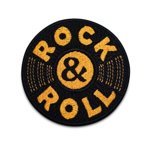 Patch de disco de rock and roll para passar a ferro, patches de música do ACDC para costura, patches para passar a ferro, patches de jaqueta de motociclista de banda, finalmente em casa