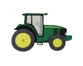 Iron-on Patch Yellow Green Tractor | Tractor Patches, Truck Iron-on Patches, Boys' Baby Patches, Patches for Children Finally Home