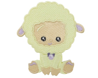 Iron-on patch Sweet Baby Sheep | Farm animal patches, children's iron-on patches, sheep iron-on patches, sheep patches Finally Home