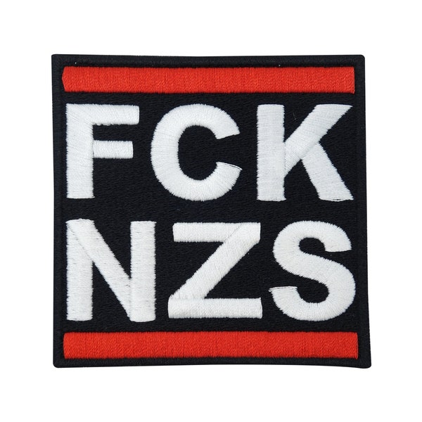 Iron-on patch FCK NZS | Patches, iron-on patches, patches against AFD, patches, applications, iron-on patches, iron-on patches Finally Home