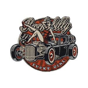 Iron-on patch vintage retro rockabilly leather vests | 80s motorcycle vest patches America biker USA back patch old school patch