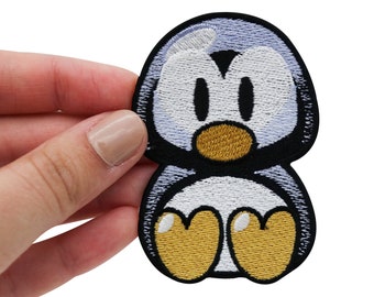 Patch zum Aufbügeln Baby Pinguin | Tiere Kinder Patches, Bügelflicken, Flicken, Aufnäher, Eis Bügelbild, Bügelpatch, Aufbügler Finally Home