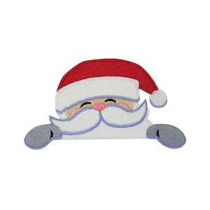 Curious Santa Claus iron-on patch | Christmas patches, Christmas iron-on patches, iron-on patches, patches for children and adults
