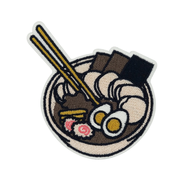 Iron-on Patch Food Bowl | Asian patches, Japan iron-on patch, Asian food iron-on rice sushi patch, tofu iron-on patch Finally Home