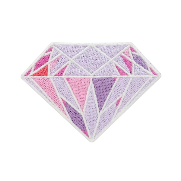 Patch thermocollant diamant rose | Patchs de diamant patchs de fer à repasser en cristal patch de pierre précieuse patch de couronne enfin à la maison