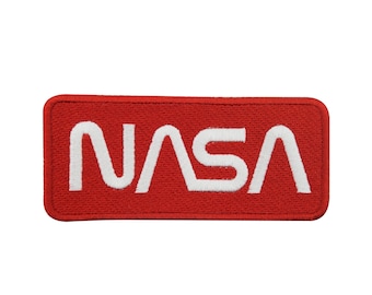 Roter NASA Patch zum Aufbügeln | Astronaut Patches, Weltall Bügelbild, Planeten Aufbügler, Weltraum Aufnäher, Amerika Flicken Finally Home