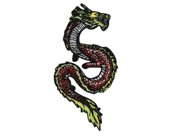 Red Yellow Dragon Iron-On Patch | Dragon Patches, Dragons Iron-On Patches, Patches, Patches for Boys, Men, Iron-On Patches for Boys, Finally Home