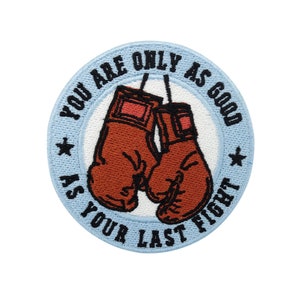 Opstrijkbare patch Bokshandschoenen Gevecht | Vechtsportpatches Boksen Opstrijkbare Judo Opstrijkbare MMA Vechter Karate Patches Eindelijk Thuis