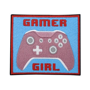 Patch zum Aufbügeln Gamer Girl Mädchen | Videospiel Patches, Frauen, Damen Bügelflicken, Flicken, Aufnäher, Gaming Aufbügler Finally Home