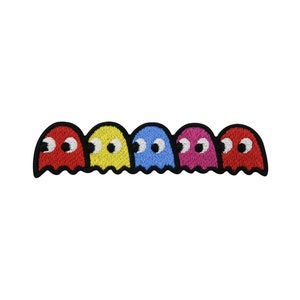 Patches ghost figures iron-on patch | Children, boys, girls patches computer game iron-on patches, iron-on motifs
