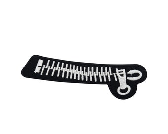 Iron-on patch for crooked zippers | Zipper eyelets, sewing accessories, zip patches, iron-on patches, patches, iron-on appliques