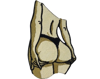 Naughty Girl Iron-On Patch | Sexy Ass Patches, Women&#39;s / Men&#39;s Iron-On Patches, Patches, Ass Iron-On Patches, Biker Patches Finally Home