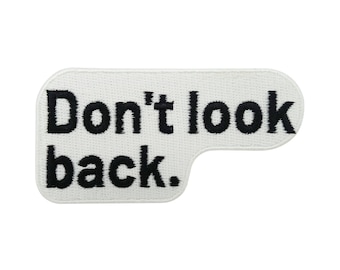Urbanski Patch Don't Look Back Miroir Thermocollant 5 X 7,6 Cm | Image Thermocollante Pour Application D'un Patch - France